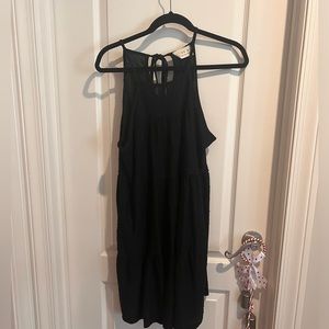 High Neck Black Altar'd State Dress